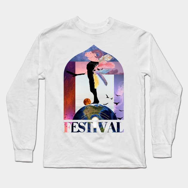 The Festival Love Long Sleeve T-Shirt by ManifestYDream